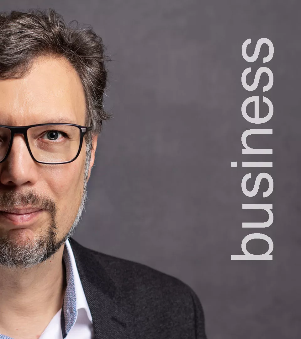 business Fotografie halbes Profil Businessman